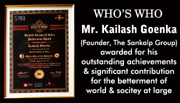 Award Winner Mr. KailashGoenka - The Sankalp Group of Restaurant